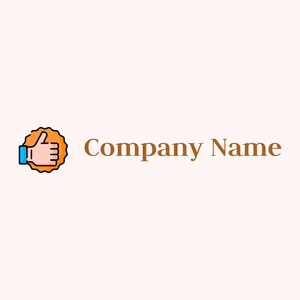 Thumbs up logo on a Snow background - Entreprise & Consultant