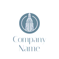 Logo del Empire State Building - Bienes raices & Hipoteca Logotipo