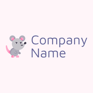 Rat logo on a Lavender Blush background - Animales & Animales de compañía