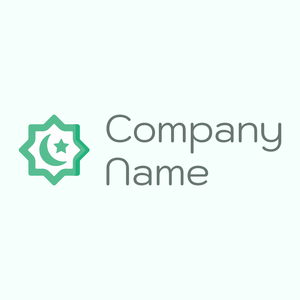 Muslim logo on a Mint Cream background - Comunidad & Sin fines de lucro