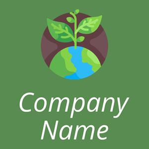 Eco earth on a Glade Green background - Meio ambiente