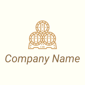 Wine barrel on a Ivory background - Domaine de l'agriculture