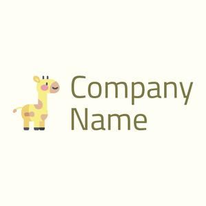 Giraffe on a Ivory background - Animales & Animales de compañía