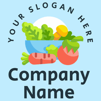Logo der Schale mit frischem Gemüse - Essen & Trinken