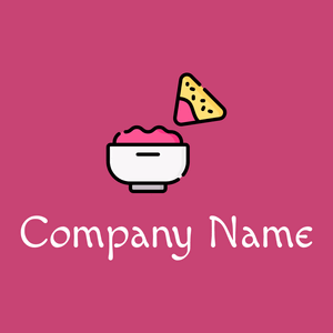 Dip logo on a Cabaret background - Alimentos & Bebidas