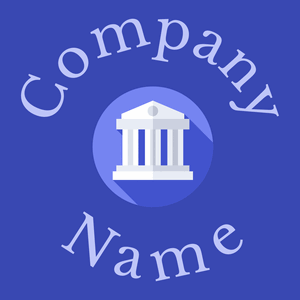 Courthouse logo on a Free Speech Blue background - Architektur