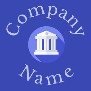 Courthouse logo on a Free Speech Blue background - Architettura