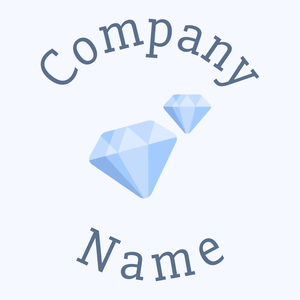 Lavender Blue Diamond on a Alice Blue background - Moda & Bellezza