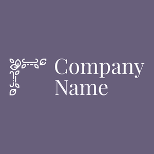 Leaves logo on a Kimberly background - Bloemist