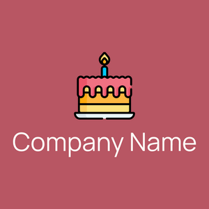 Cake on a Blush background - Juegos & Entretenimiento