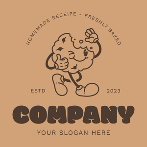 cookie character logo - Essen & Trinken