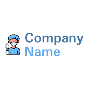 Blue Surgeon logo on a White background - Medical & Farmacia