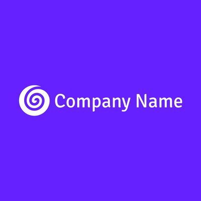 Logo remolino púrpura y azul abstracto - Abstracto Logotipo