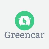 Logotipo coche ecológico verde - Automobiles & Vehículos Logotipo