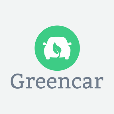 Logotipo coche ecológico verde - Medio ambiente & Ecología Logotipo