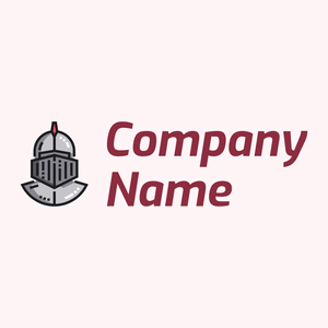 Helmet logo on a Lavender Blush background - Abstracto