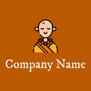 Monk logo on a Tenne (Tawny) background - Religión