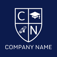 Logotipo de diploma heráldico - Educación Logotipo