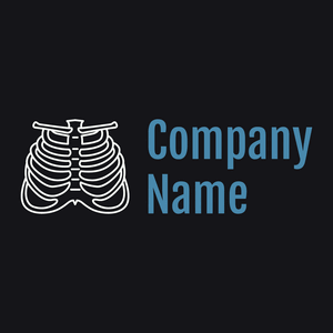 Human Ribs on a Black Russian background - Sommario