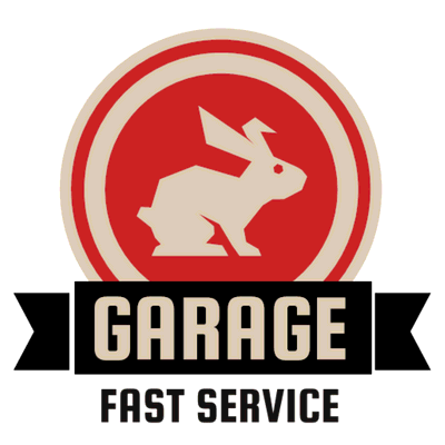 Logo de garaje con conejo - Automobiles & Vehículos Logotipo