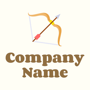 Harvest Gold Arrows on a Ivory background - Domaine sportif