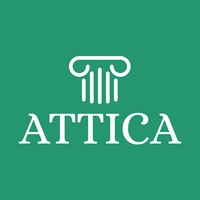 Logotipo columna griega verde - Viajes & Hoteles Logotipo