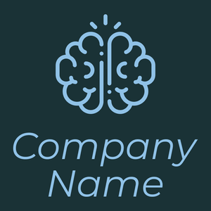 Brain logo on a Nordic background - Medical & Farmacia