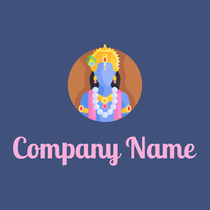 Narayana logo on a Jacksons Purple background - Religiosidade