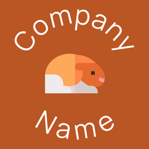 Guinea pig logo on a Christine background - Tiere & Haustiere