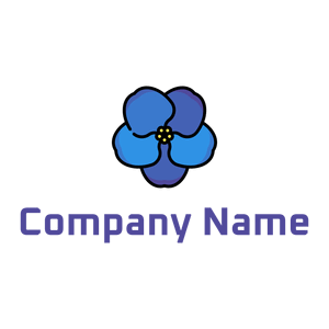 African violet logo on a White background - Medio ambiente & Ecología