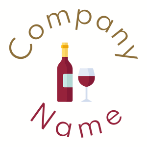 Mandarian Orange Wine bottle on a White background - Cibo & Bevande