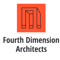 Logotipo de arquitecto con ilusión óptica - Arquitectura Logotipo