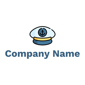 Captain Hat logo on a White background - Abstrait