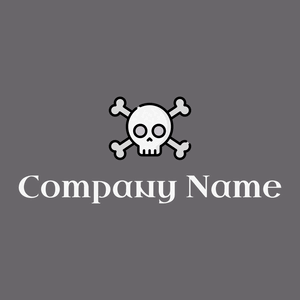 Bones Skull logo on a Scarpa Flow background - Abstracto