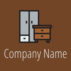 Furniture logo on a Semi-Sweet Chocolate background - Muebles de casa