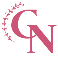 Schriftzeichen-Logo mit Blumendekor - Hochzeitsservice Logo