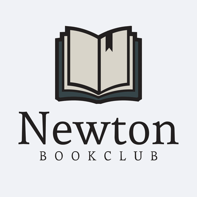 Buch-Logo-Lesezeichen Newton Book Club - Bildung Logo