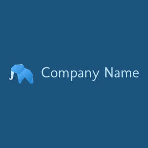 Elephant logo on a Allports background - Abstracto