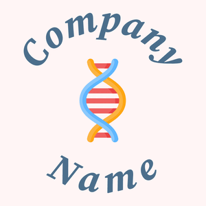 Light Blue Dna on a Snow background - Medisch & Farmaceutisch