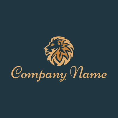 Logo león dorado - Empresa & Consultantes Logotipo