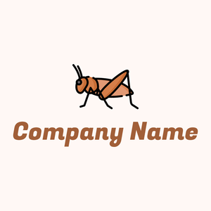 Cricket logo on a Seashell background - Animaux & Animaux de compagnie