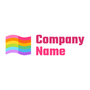 Flag logo on a White background - Encontros & Relacionamentos