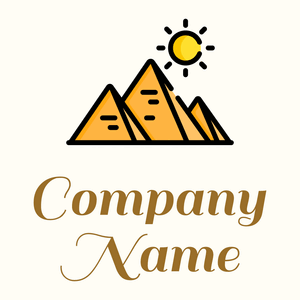 Pyramids logo on a Floral White background - Sommario