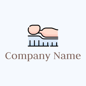 Orthopedic logo on a Alice Blue background - Medizin & Pharmazeutik
