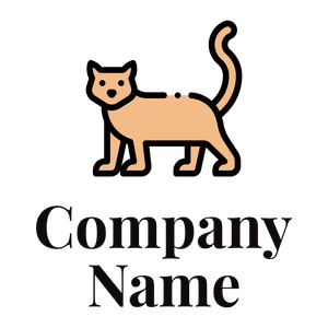 Cat logo on a White background - Tiere & Haustiere