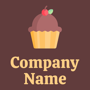 Coral Tree Cupcake on a Van Cleef background - Alimentos & Bebidas