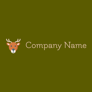 Deer on a Olive background - Animaux & Animaux de compagnie
