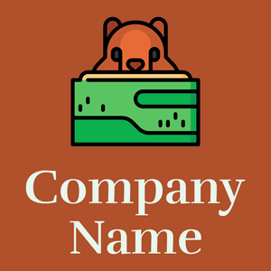 Groundhog logo on a Rose Of Sharon background - Abstrakt
