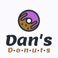 Logo Donut - Alimentos & Bebidas Logotipo