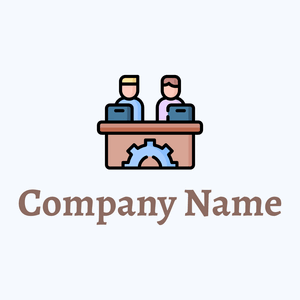 Teamwork logo on a Alice Blue background - Zakelijk & Consulting